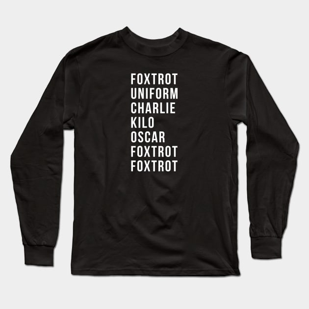 Foxtrot Long Sleeve T-Shirt by uncleodon